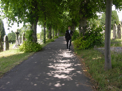 Cemetery Walk by Cally Trench