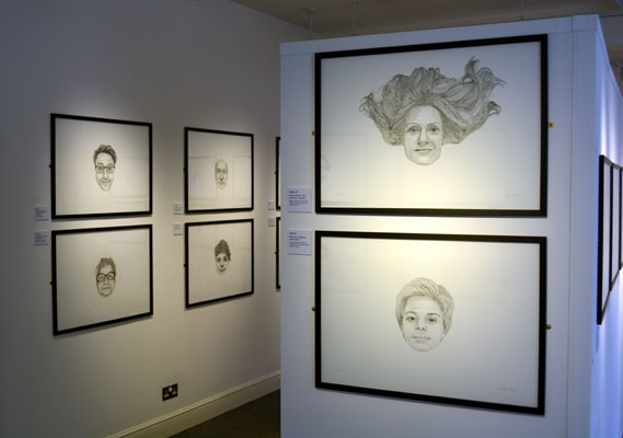 Faces by Cally Trench at Buckinghamshire County Museum