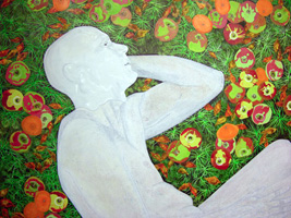 Cally Trench: Paintings and drawings of performance artist Philip Lee