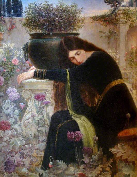 Isabella and the Pot of Basil (1919) by George Henry Grenville Manton
