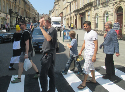 Portable Zebra Crossing Association by Ann Rapstoff, Philip Lee and Cally Trench