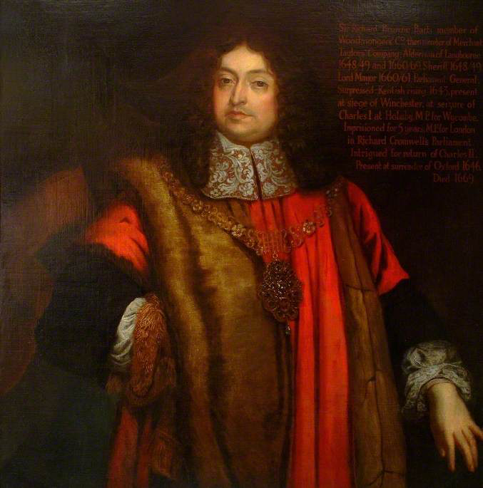 Sir Robert Vyner, Lord Mayor of London' (1674-75)
by John Michael Wright (or studio of)