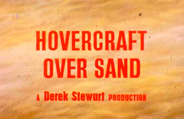 Hovercraft over Sand